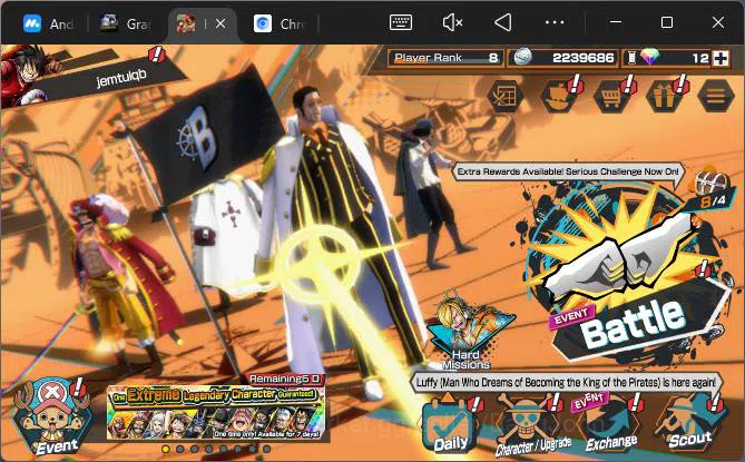 GLOBAL| EX 4| PR 8|BP Kuzan,GP Newgate,Borsalino,KotP Roger,etc|More Detail Check SS|OPBR277B One Piece Bounty Rush Others GLOBAL| EX 4| PR 8|BP Kuzan,GP Newgate,Borsalino,K image 1