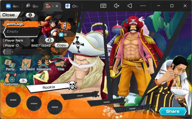 One Piece Bounty Rush Accounts Others GLOBAL| EX 4| PR 8|BP Kuzan,GP Newgate,Borsalino,KotP Roger,etc|More Detail Check 2