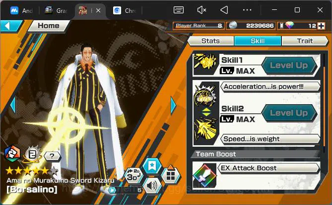 One Piece Bounty Rush Accounts Others GLOBAL| EX 4| PR 8|BP Kuzan,GP Newgate,Borsalino,KotP Roger,etc|More Detail Check 9