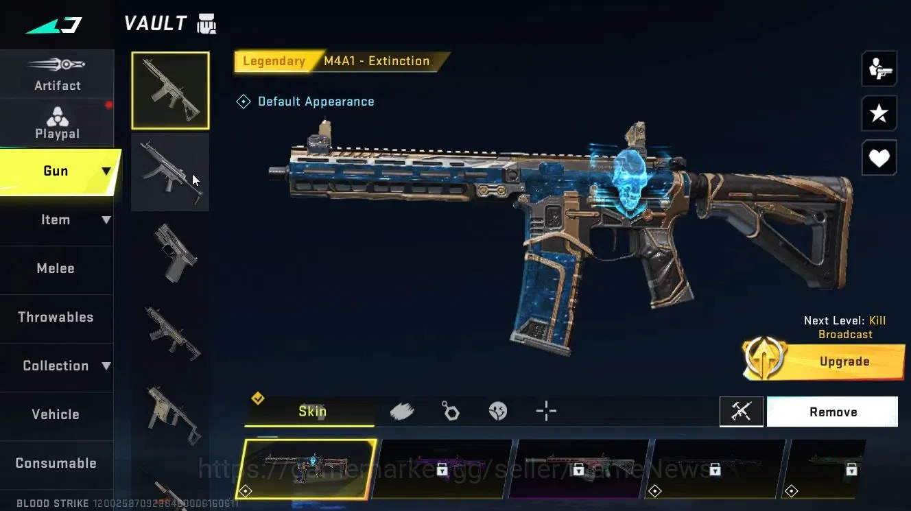 Blood Strike Accounts ASIA|ETERNAL AUG-Empyrean Lv2 | Legendary [KAG6,M4 image 4