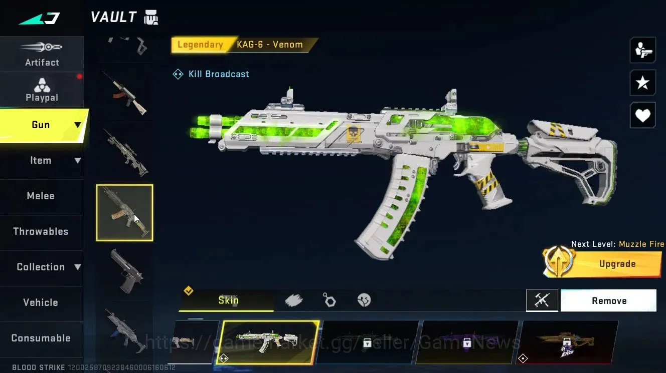 Blood Strike Accounts ASIA|ETERNAL AUG-Empyrean Lv2 | Legendary [KAG6,M4 image 5