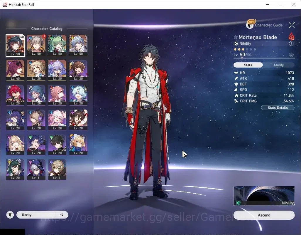 Honkai Star Rail Accounts Asia|TL 35|3 Limited|Mortenax Blade,Sunday,Kafka,H image 4