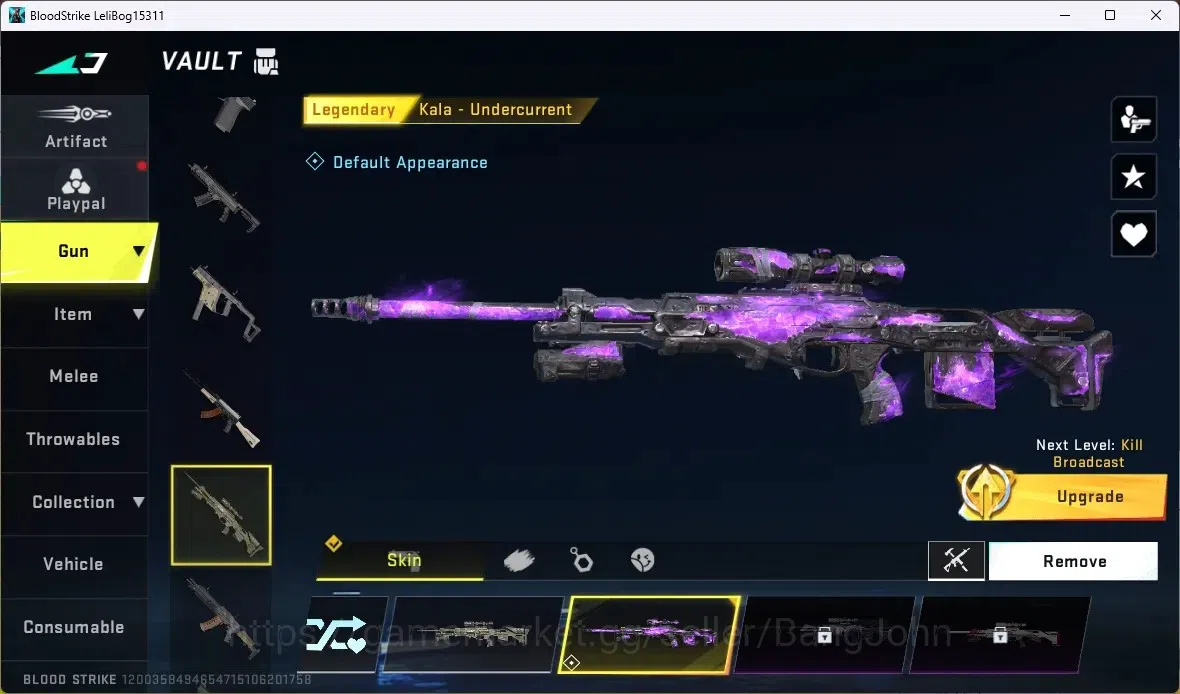 Blood Strike Accounts ASIA | 1 ULTRA MELEE: Lightblade-Dark Force|1 AOT  image 4