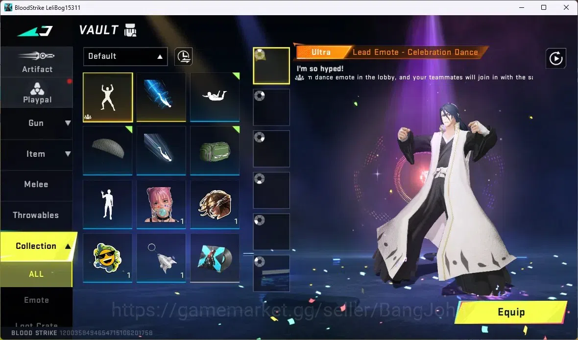 Blood Strike Accounts ASIA | 1 ULTRA MELEE: Lightblade-Dark Force|1 AOT  image 8