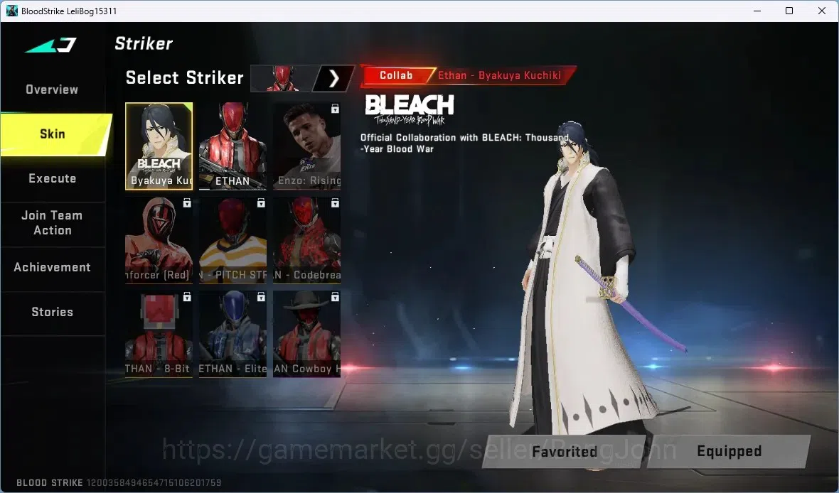 Blood Strike Accounts ASIA | 1 ULTRA MELEE: Lightblade-Dark Force|1 AOT  image 9