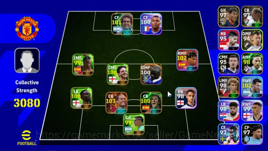 eFootball Accounts Legends & Iconic Players Android|2 Big Time(Virgil Van Dijk,Claude Makelele),Epic Gabriel 1