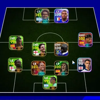 eFootball Accounts Legends & Iconic Players Android|2 Big Time(Virgil Van Dijk,Claude Makelele),Epic Gabriel