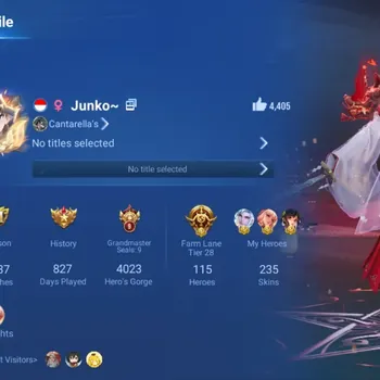 Honor of Kings Accounts Rare Skin Global|115H 235S|Mythic:Angela|2 Blessed:Charlotte&Nakoruru|LNY24:Sun Ce&Lady