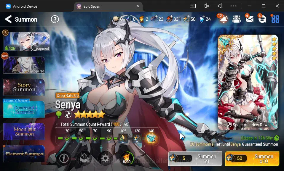 Epic Seven Accounts GBL UNVERIF|12 ML(LOT Scales,DK Sharun,Zio,Etc)+Se image 15