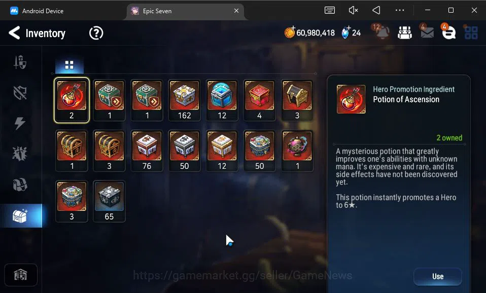 Epic Seven Accounts GBL UNVERIF|12 ML(LOT Scales,DK Sharun,Zio,Etc)+Se image 8