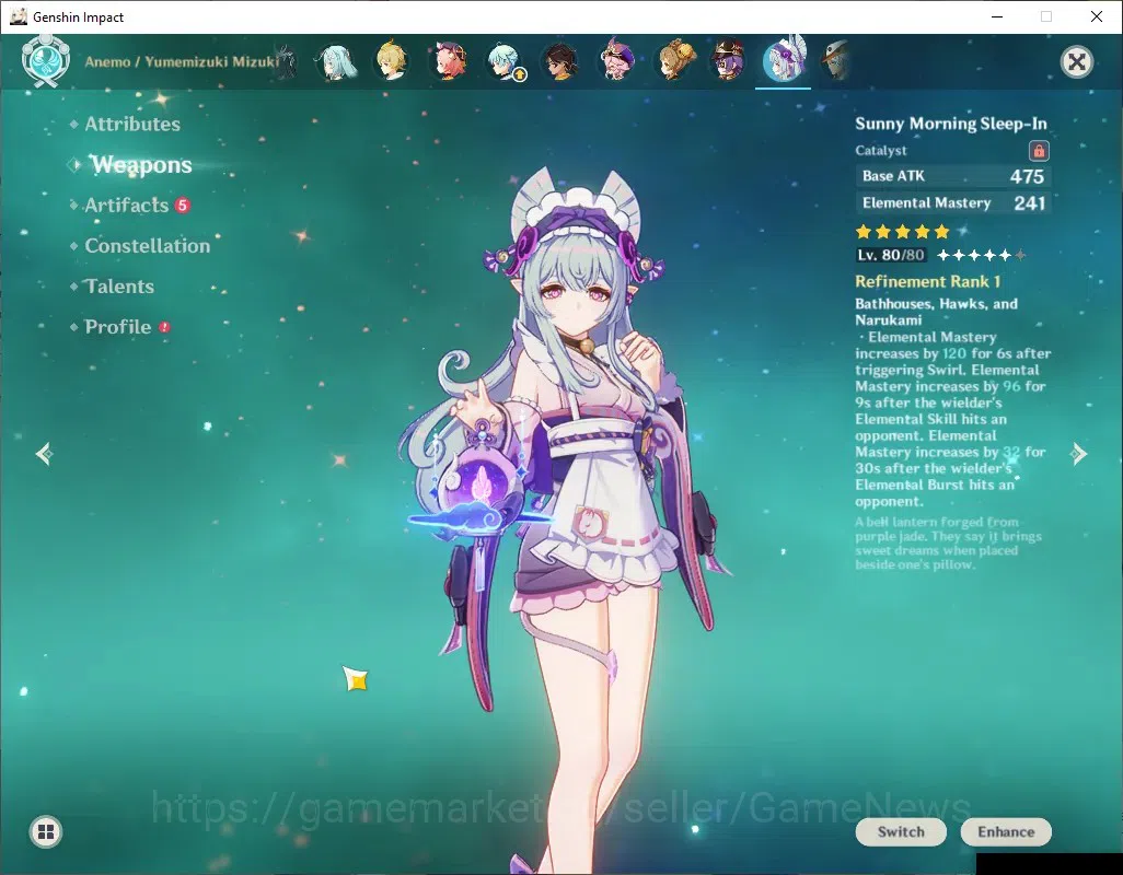 Genshin Impact Accounts ASIA|AR 56|Rate ON|6 Limited + 5 (*5Weap)|Lyney+Si image 6