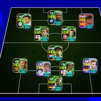 eFootball Accounts Legends & Iconic Players 6 MANAGER BOOSTER | COLECTIVE 3208+,OLD SAMUEL ETOO x ULIL HONEST x  P SCHOLES x