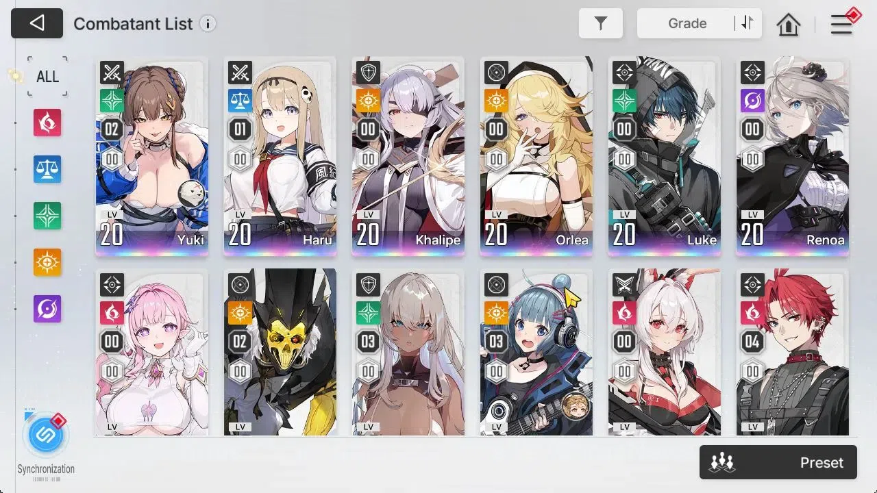 Chaos Zero Nightmare Accounts ASIA Lv21|Starter 7 4