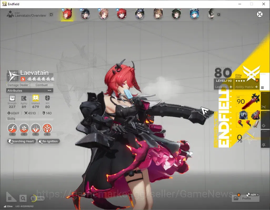 Arknights: Endfield Accounts ASIA|Lv 55|8 SSR (4 Limited) + 11 (6 2