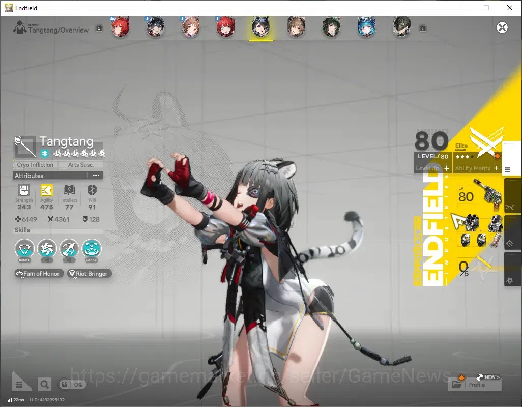 Arknights: Endfield Accounts ASIA|Lv 55|8 SSR (4 Limited) + 11 (6 4