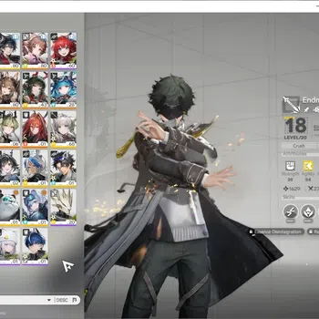 Arknights: Endfield Accounts ASIA|Lv 55|8 SSR (4 Limited) + 11 (6