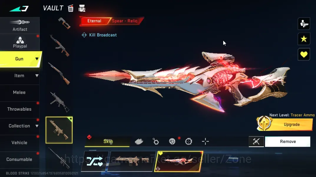 Blood Strike Accounts Starter ASIA Stater|1 ETERNAL:Spear-Relic|1 LEGENDARY:M4A1 - Venom|check ss|LogNetEase(BS1096Z) 1