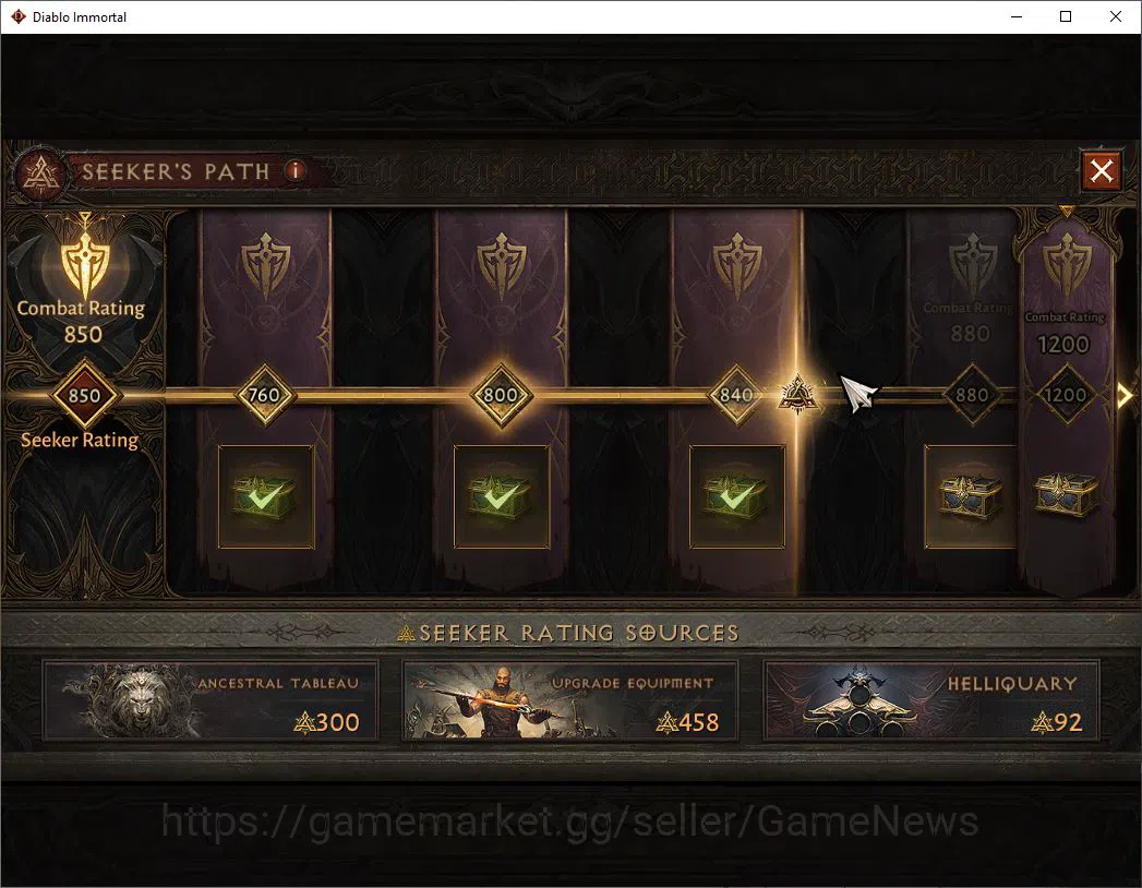 Diablo Immortal Accounts SEA - Izual|Lv60(558)|Druid|36k CR|Reso 510|Parago image 10