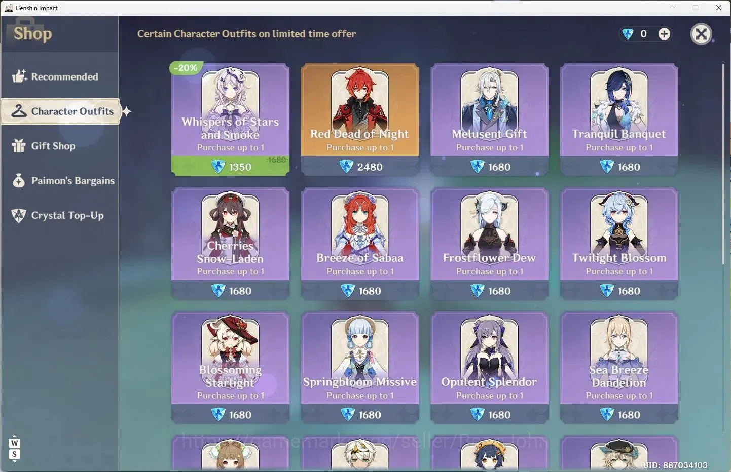 Genshin Impact Accounts ASIA|AR 55|7 Limit | Flins,Skrik,Xilonen,Columbina image 7