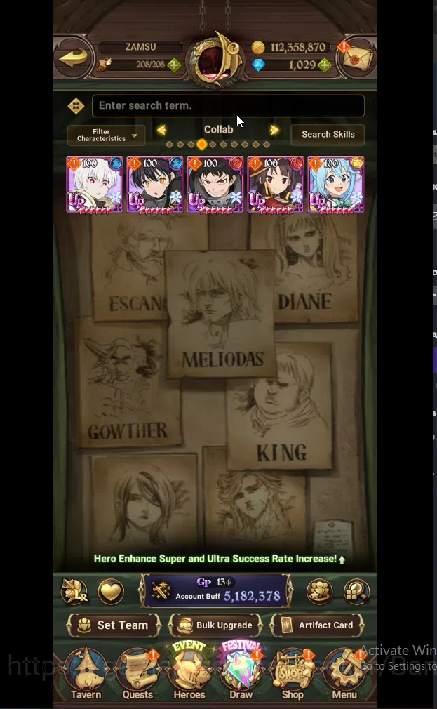 The Seven Deadly Sins: Grand Cross Accounts ASIA | 5,1M CC | DM 1029| 3LR Roxxy,princess,Eliza image 2