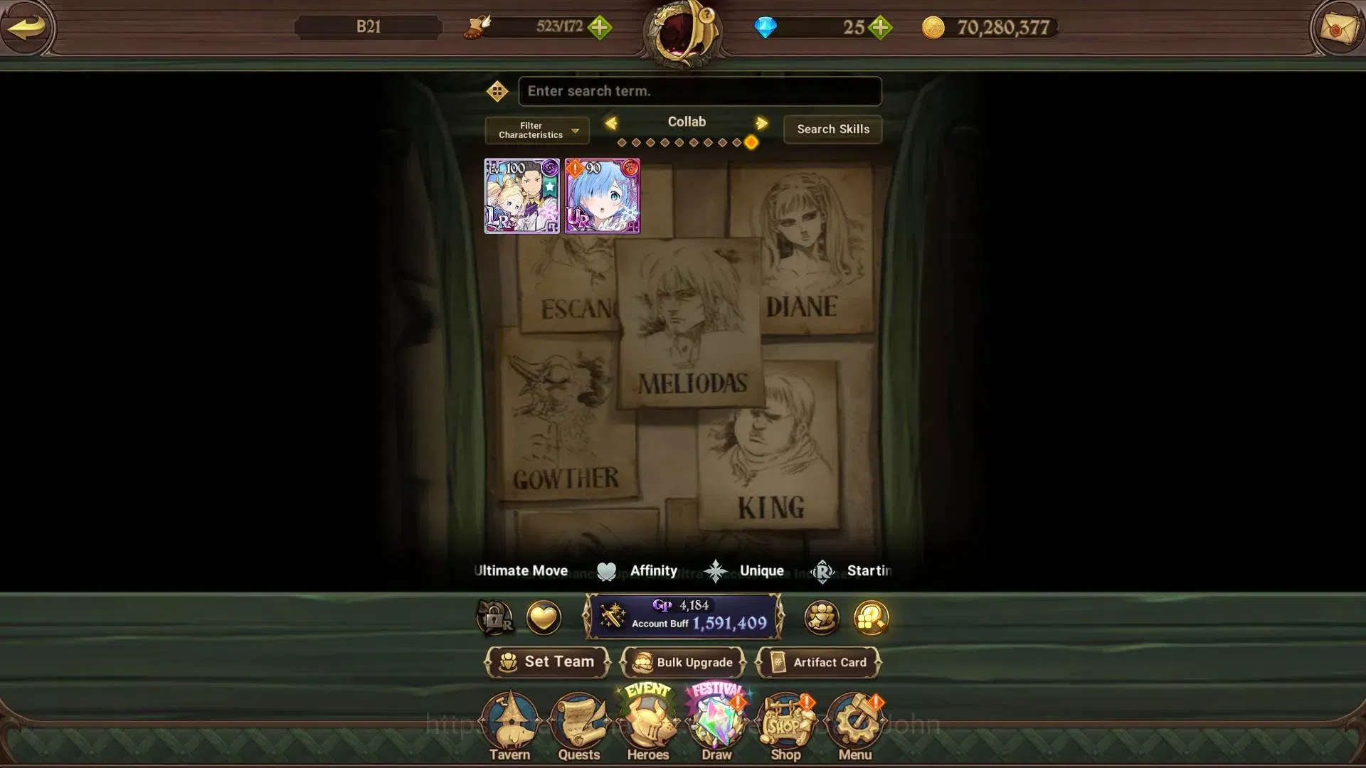The Seven Deadly Sins: Grand Cross Accounts Global |1.59M CC|4 LR+8 UR|LR Nemesis 3/6,Elizabet image 13