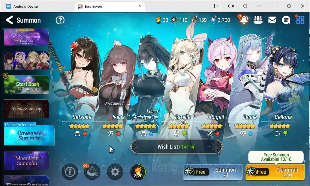 Epic Seven Accounts High-End Global Unverif|6ML (Straze, RnL, RoL, Harsetti, Solitaria Etc.)+E.A.Fumyr,Landy,Estelle,TA 1