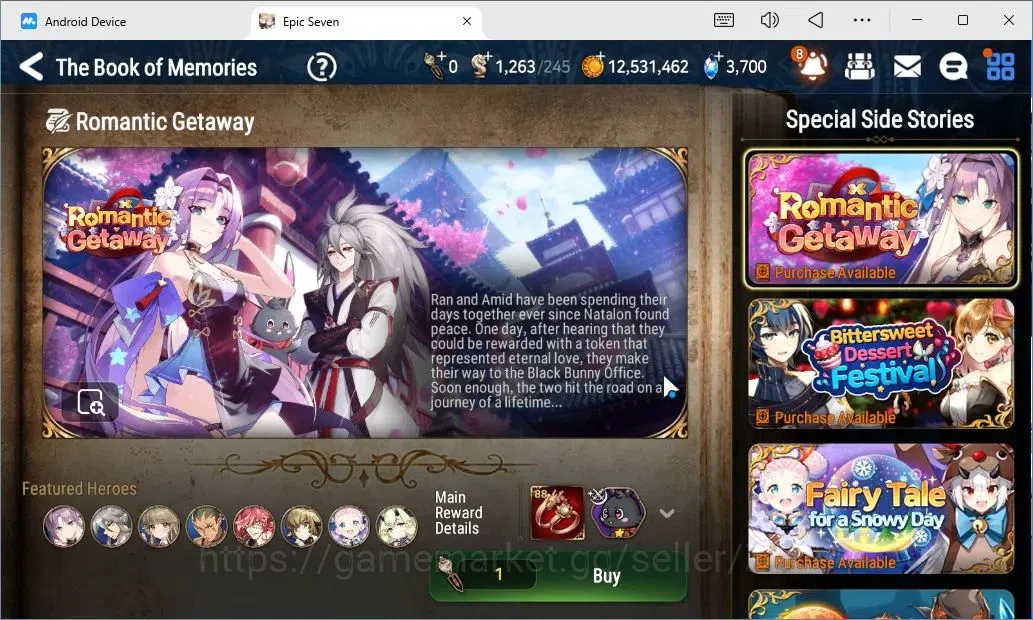 Epic Seven Accounts High-End Global Unverif|6ML (Straze, RnL, RoL, Harsetti, Solitaria Etc.)+E.A.Fumyr,Landy,Estelle,TA 14