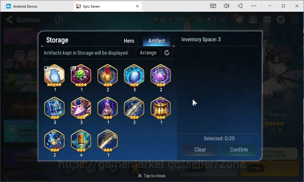 Epic Seven Accounts High-End Global Unverif|6ML (Straze, RnL, RoL, Harsetti, Solitaria Etc.)+E.A.Fumyr,Landy,Estelle,TA 6