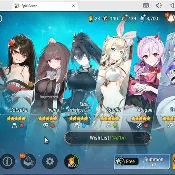 Epic Seven Accounts High-End Global Unverif|6ML (Straze, RnL, RoL, Harsetti, Solitaria Etc.)+E.A.Fumyr,Landy,Estelle,TA