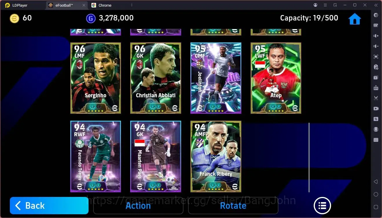 eFootball Accounts High-End Mobile |PW 3157|Epic Adriano,Forlán,Rijkaard,Abbiati Etc|SHW 6