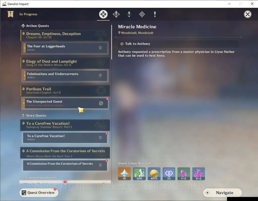 Genshin Impact Accounts Asia|AR 53|2 Limited+3(*5Weapon)|(Varka,Varesa)+Si image 11