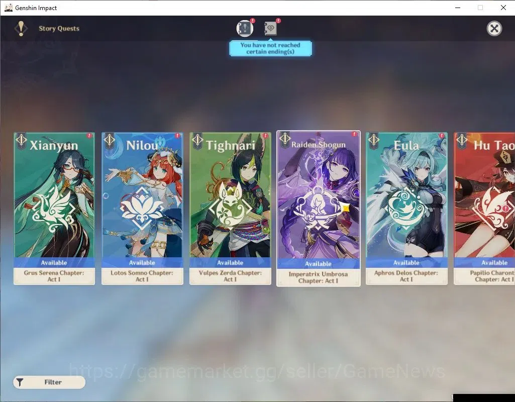 Genshin Impact Accounts Asia|AR 53|2 Limited+3(*5Weapon)|(Varka,Varesa)+Si image 12