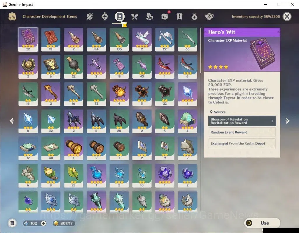 Genshin Impact Accounts Asia|AR 53|2 Limited+3(*5Weapon)|(Varka,Varesa)+Si image 7