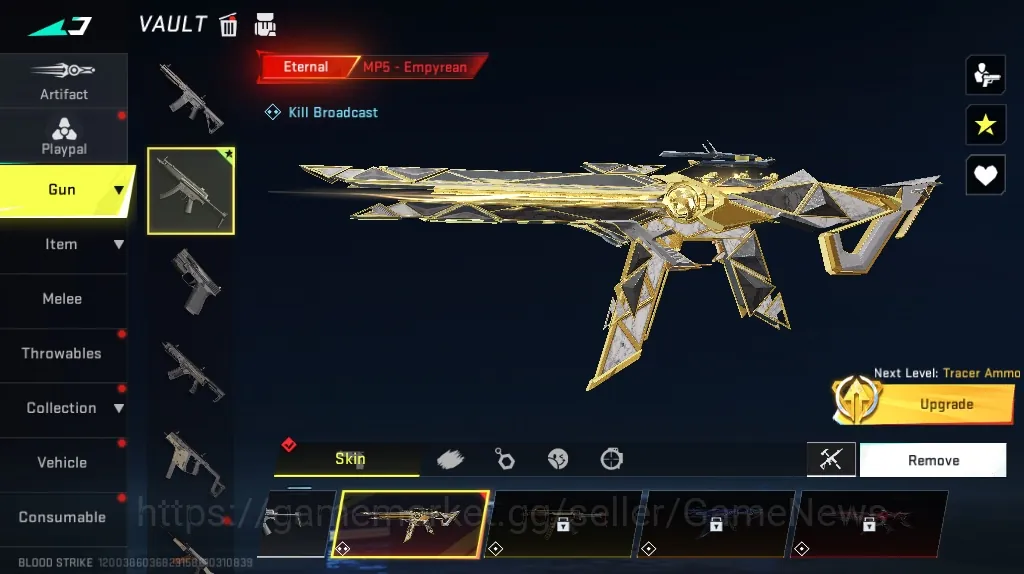Blood Strike Accounts Starter Asia | Eternal MP5 Empyrean Lv2 | Ultra Katya VEXX | Legendary URB Ethereal Blue, M700 1