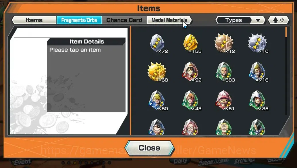 One Piece Bounty Rush Accounts Global |4 EX |Legendary Hero Garp, Flame Emperor S image 14