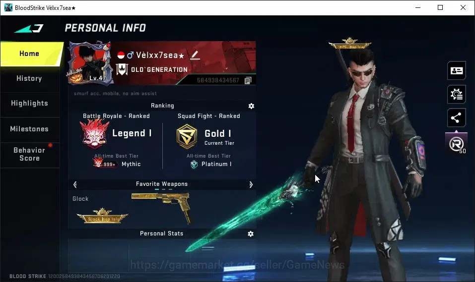 Blood Strike Accounts ASIA|Melee ULTRA Sword|5 ULTRA[Origin-12,UMP45,Etc image 2