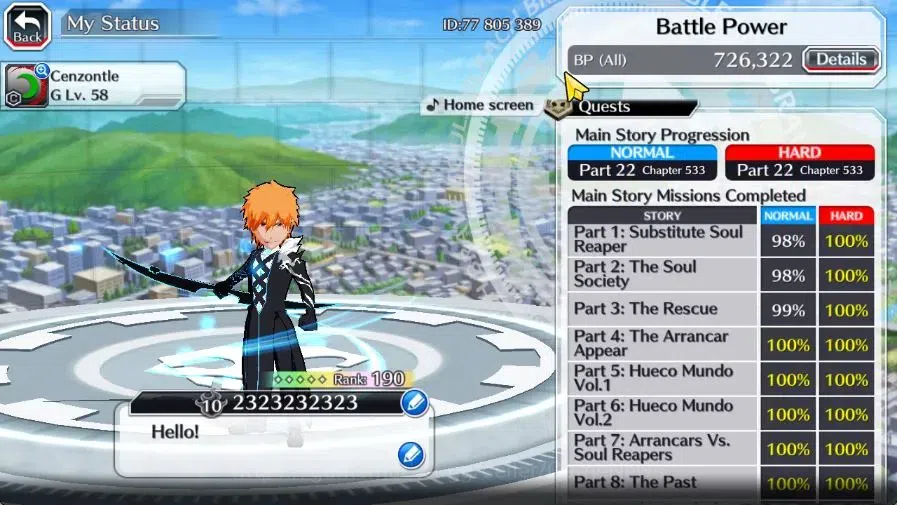 Bleach: Brave Souls Accounts [GLOBAL]54K Orb|9 th Aniv[Ichigo,Kenpaci],Renewed, image 4