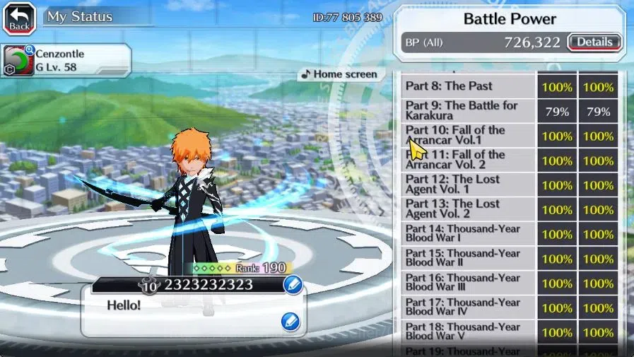 Bleach: Brave Souls Accounts [GLOBAL]54K Orb|9 th Aniv[Ichigo,Kenpaci],Renewed, image 5