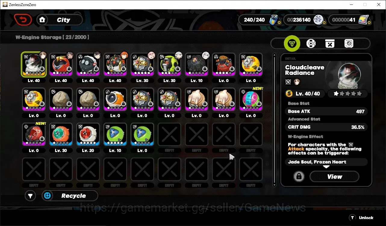 Zenless Zone Zero Accounts Starter ASIA|IK 42|S1 Ch6|2 Limited(Ye shunGuang+Sign,Orphie&Magnus)+2 STD[Nekoma,Grace]|2S 12