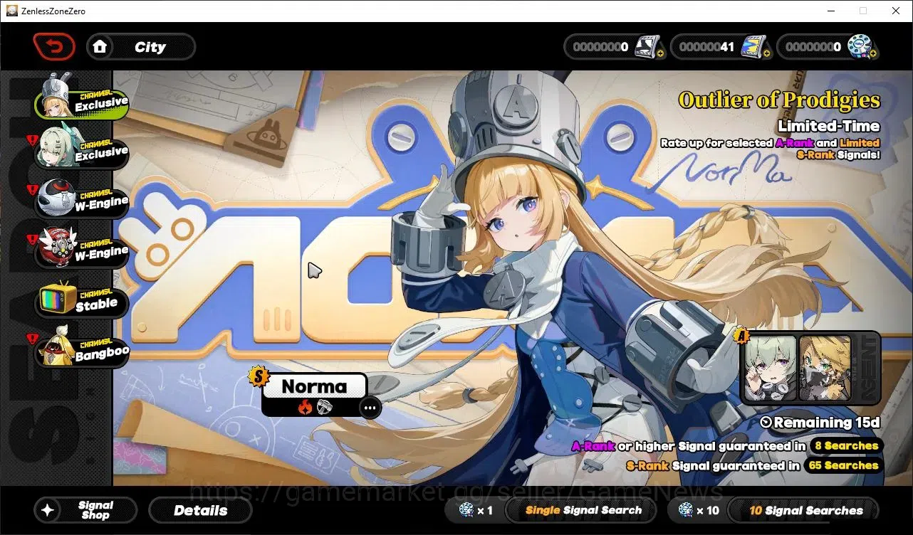 Zenless Zone Zero Accounts Starter ASIA|IK 42|S1 Ch6|2 Limited(Ye shunGuang+Sign,Orphie&Magnus)+2 STD[Nekoma,Grace]|2S 20