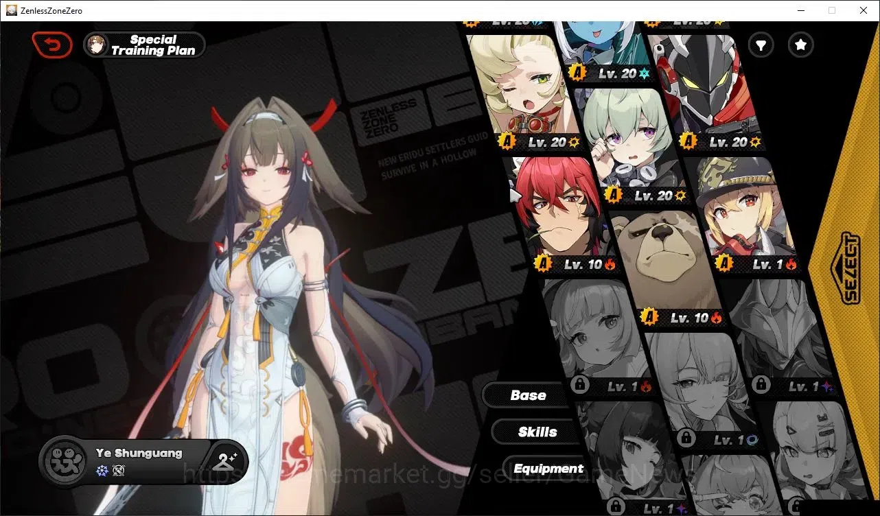Zenless Zone Zero Accounts Starter ASIA|IK 42|S1 Ch6|2 Limited(Ye shunGuang+Sign,Orphie&Magnus)+2 STD[Nekoma,Grace]|2S 6