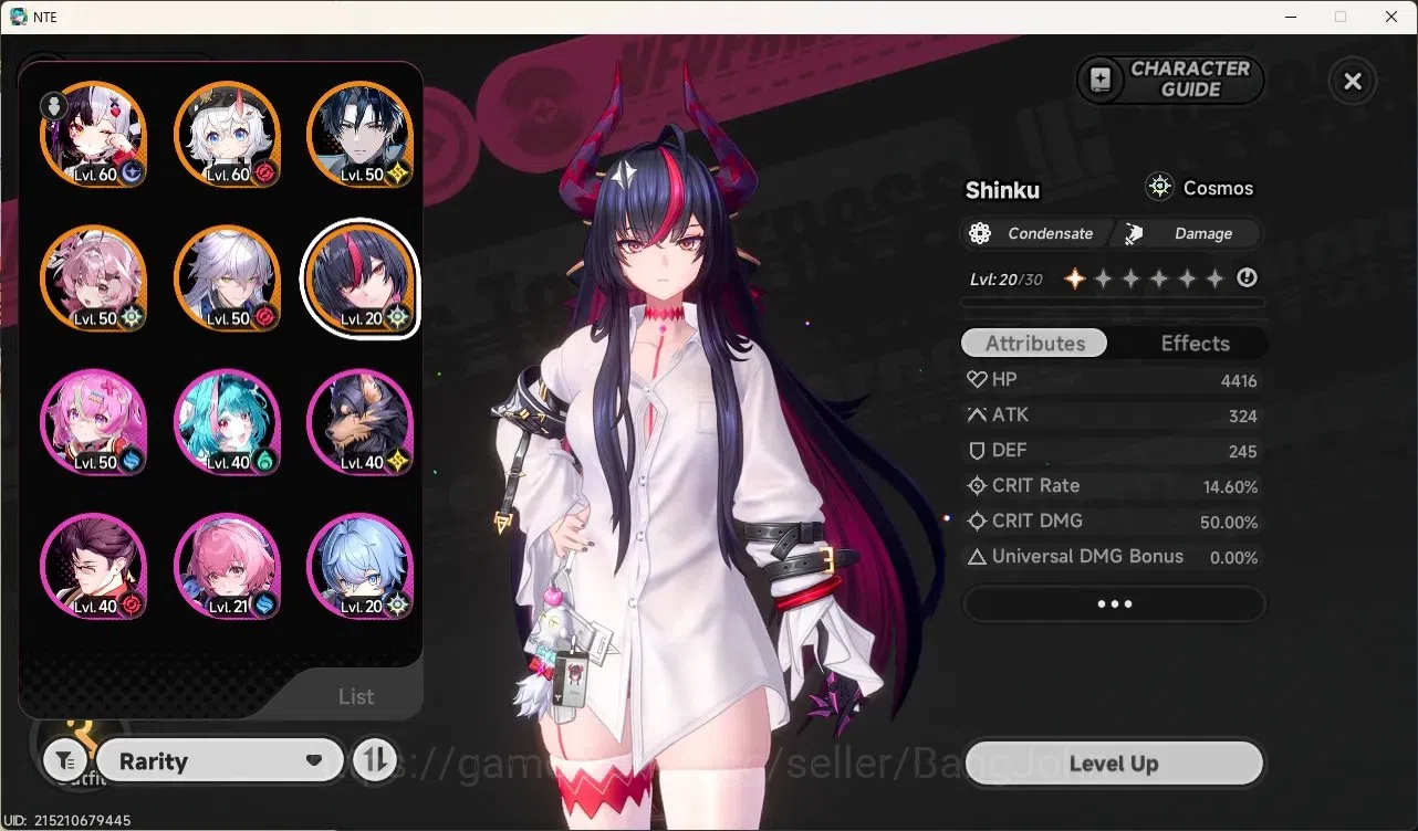 Neverness to Everness Accounts SEA|Lv. 45 |8 S-Class/4 Limited [Shinku,Hotori,Lacrimosa,Chaos]+Sign|Mc Male|TakeMail Check 3