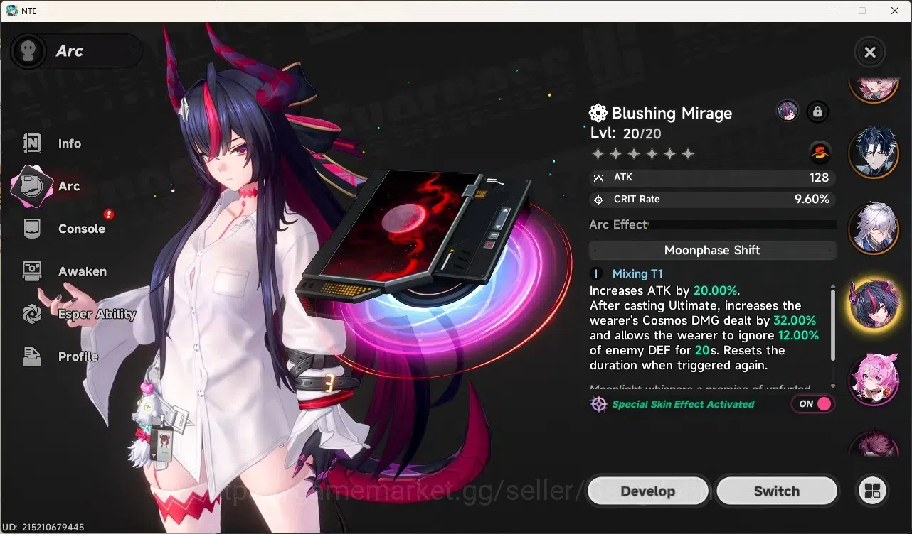 Neverness to Everness Accounts SEA|Lv. 45 |8 S-Class/4 Limited [Shinku,Hotori,Lacrimosa,Chaos]+Sign|Mc Male|TakeMail Check 4