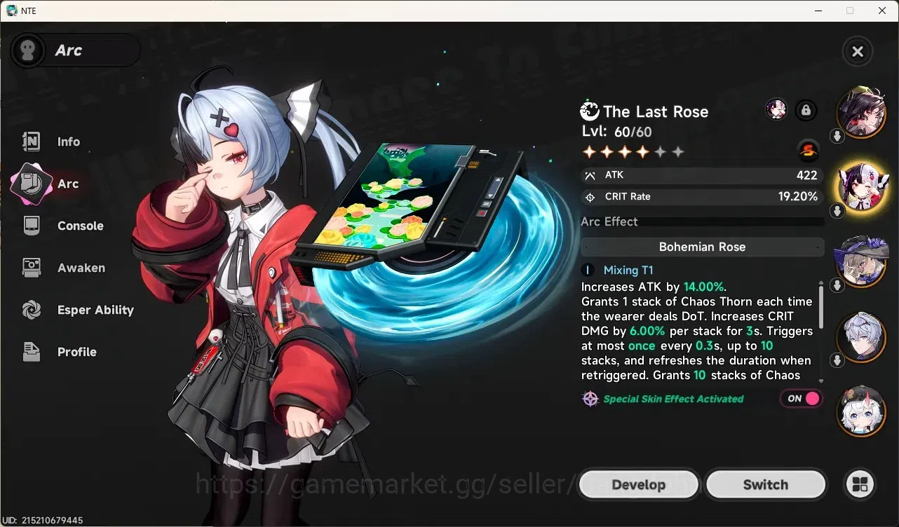 Neverness to Everness Accounts SEA|Lv. 45 |8 S-Class/4 Limited [Shinku,Hotori,Lacrimosa,Chaos]+Sign|Mc Male|TakeMail Check 6