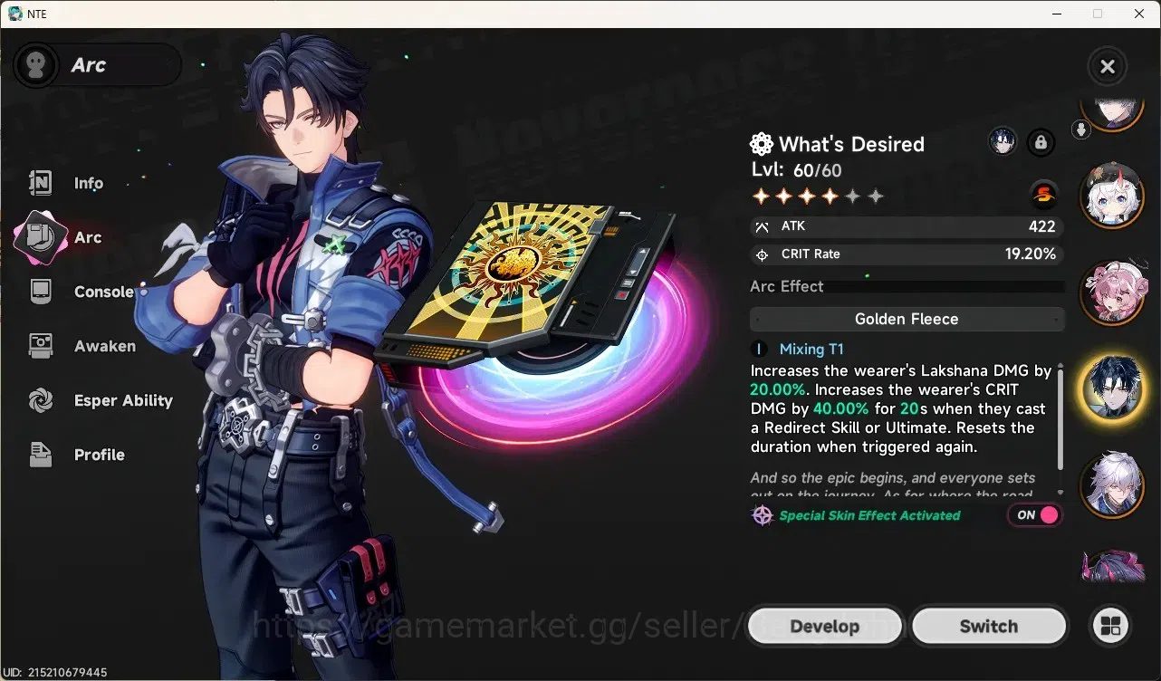 Neverness to Everness Accounts SEA|Lv. 45 |8 S-Class/4 Limited [Shinku,Hotori,Lacrimosa,Chaos]+Sign|Mc Male|TakeMail Check 7