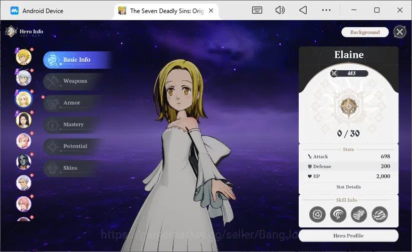 EUROPE | Lv2 FreshStory | 3 SSR Meliodas, Elaine, Guila + SSR Selector Ticked and 7 SR | LogNetmarble Check SS RA318B The Seven Deadly Sins: Origin Accounts EUROPE | Lv2 FreshStory | 3 SSR Meliodas, Elaine, Guila + SSR Selector Ticked and 7