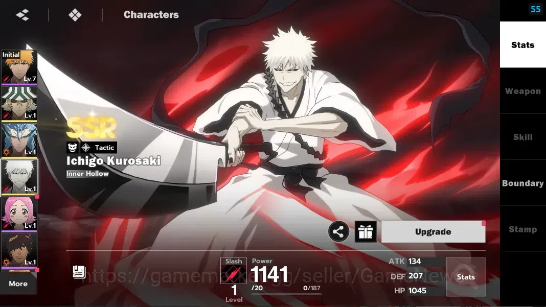 BLEACH: Soul Resonance Accounts NuverseSEA|Fresh Starter LV 3|3 SSR IchigoIH,Grimm image 5