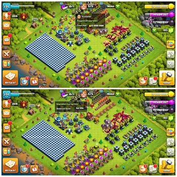 Clash of Clans Accounts High-End TH 13 _100%  FULL MAXED_ Nothing Left_Heros: 75/75/50/50/25_Cheapest Price_[FAST DELIVERY]