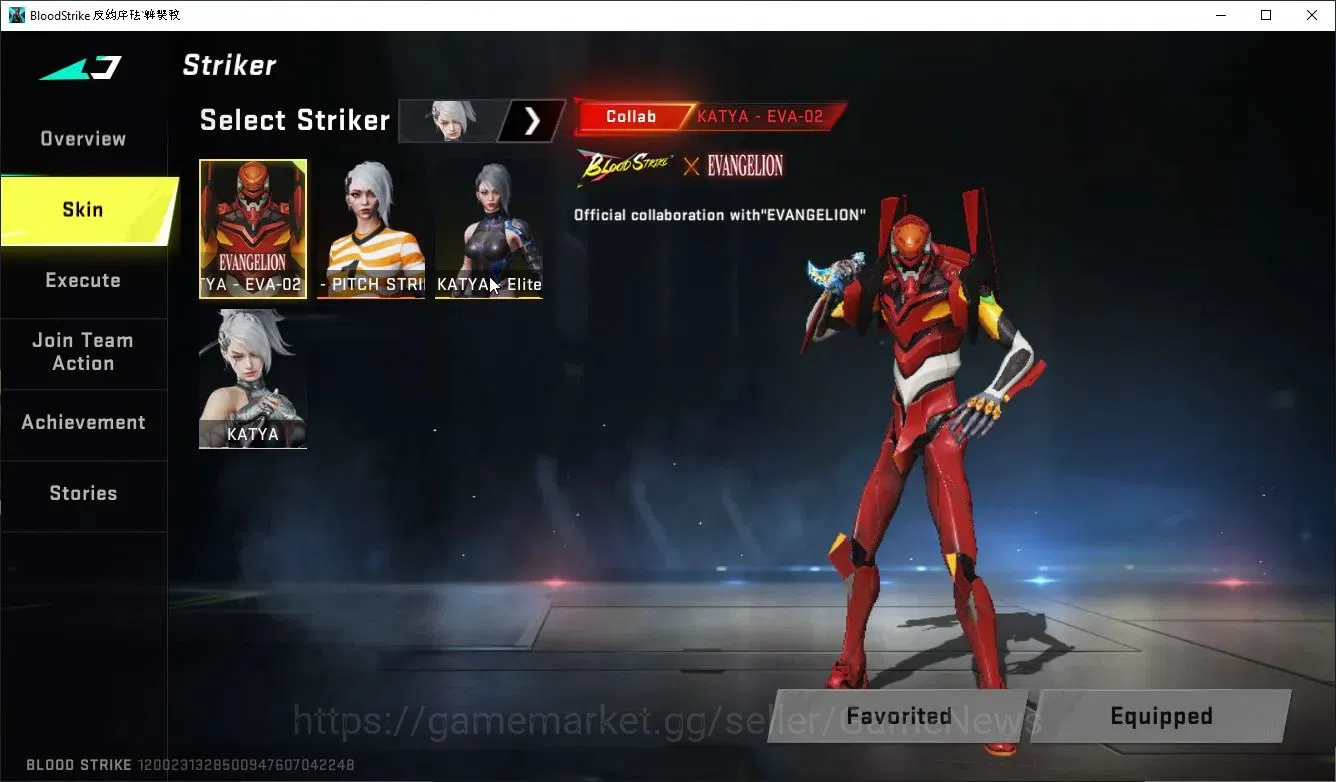 Blood Strike Accounts ASIA|ETERNAL DeAgle+MELEE TalonKnife,Collab ENZO K image 8