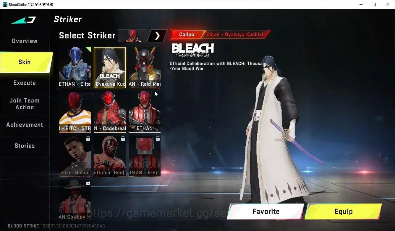Blood Strike Accounts ASIA|ETERNAL DeAgle+MELEE TalonKnife,Collab ENZO K image 9